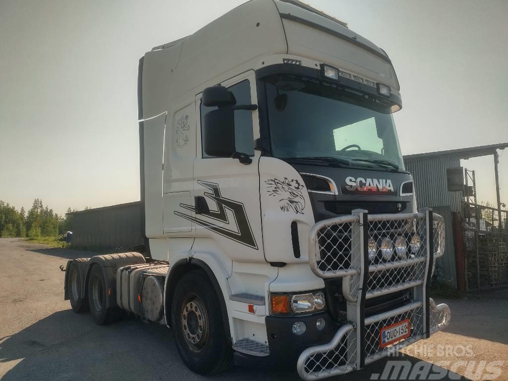 Scania R730 6x4 kippihydrauliikka Tractores (camiões)