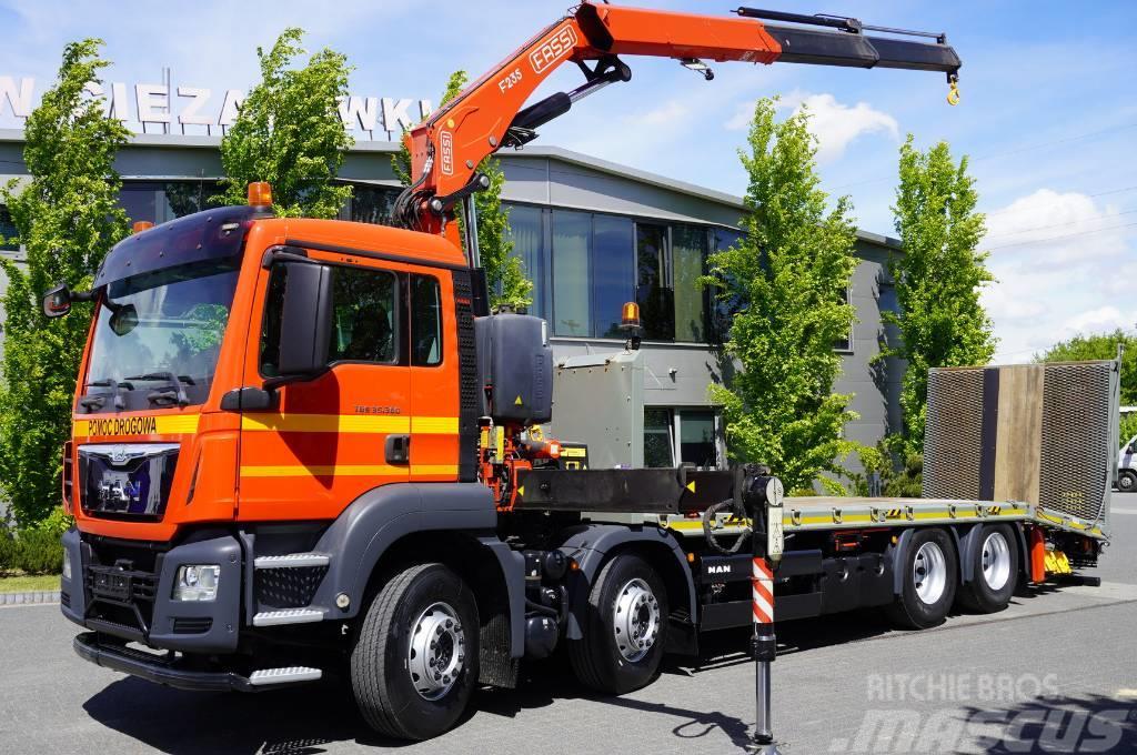 MAN TGS 35.360 E6 8×2 / Tow truck / Crane Fassi F235 Camiões de Transporte Auto