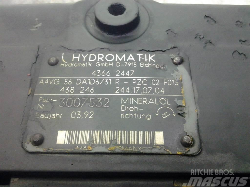 Hydromatik A4VG56DA1D6/31R - Zettelmeyer ZL502 - Drive pump Hidráulica