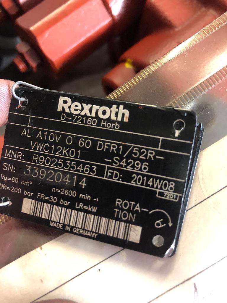 Rexroth A10VO60DFR1/52R-VWC12K04-S0827 +  A10VO45ED72/52L Outros componentes