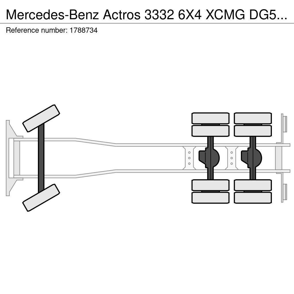 Mercedes-Benz Actros 3332 6X4 XCMG DG53C FIRE FIGTHING PLATFORM Plataformas aéreas montadas em camião