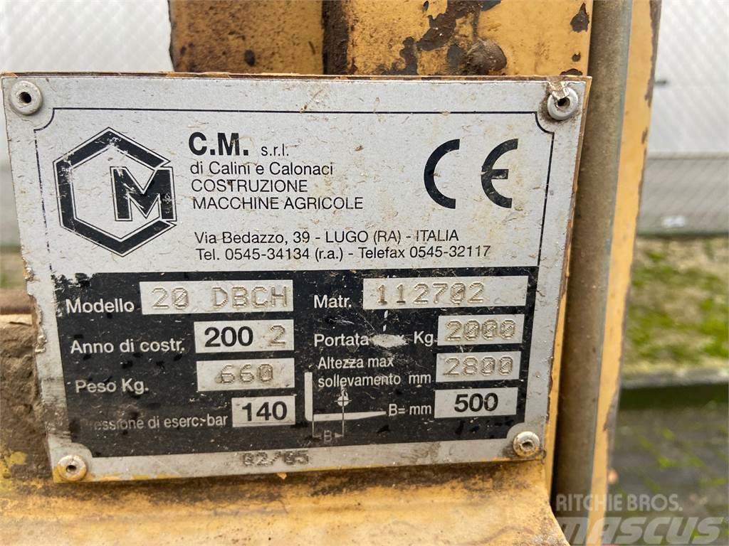  CMHefmast voor tractor met opklapbare lepels Outros acessórios de carga e escavação