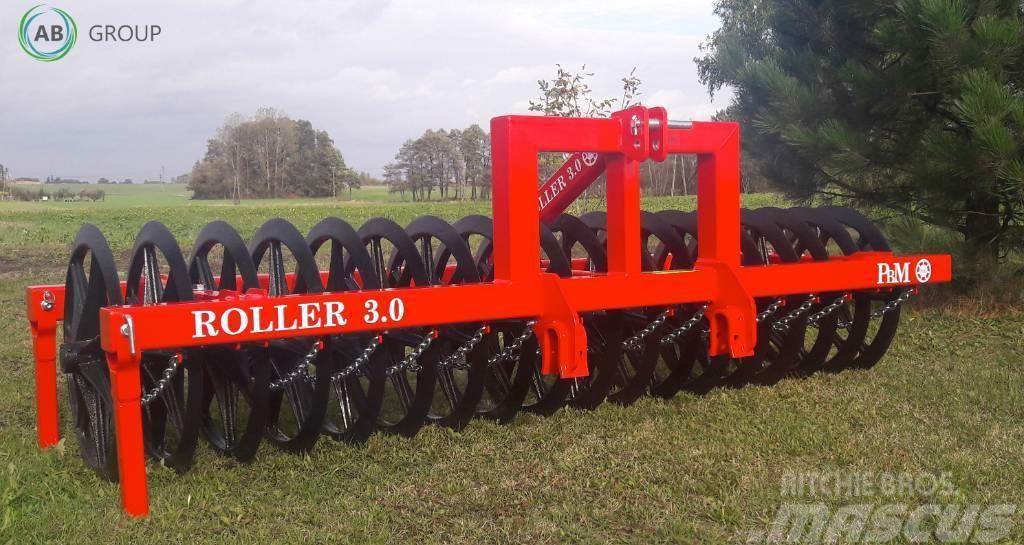  PBM Rear Campbell roller 3 m 700 mm/Rodillo Campbe Rolos agrícolas
