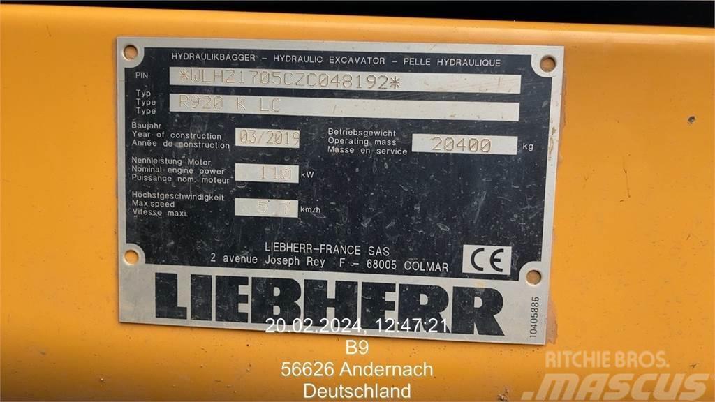 Liebherr R920 Compact Escavadoras de rastos