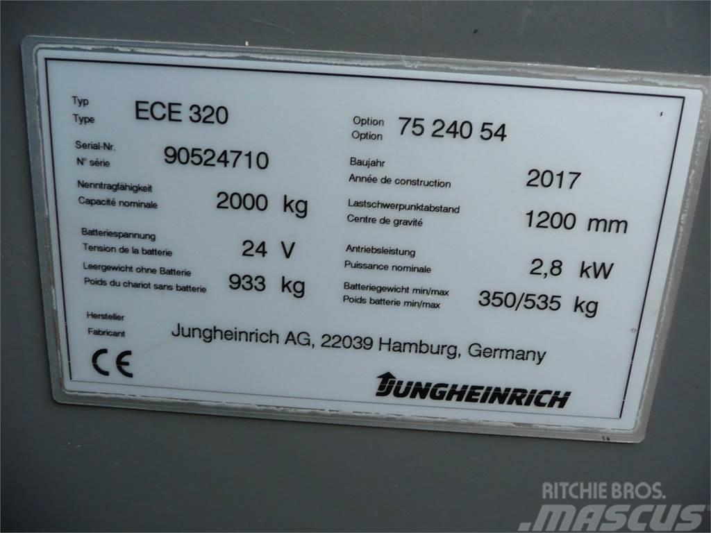 Jungheinrich ECE 320 2400x540mm Preparadoras de encomendas de baixa elevação