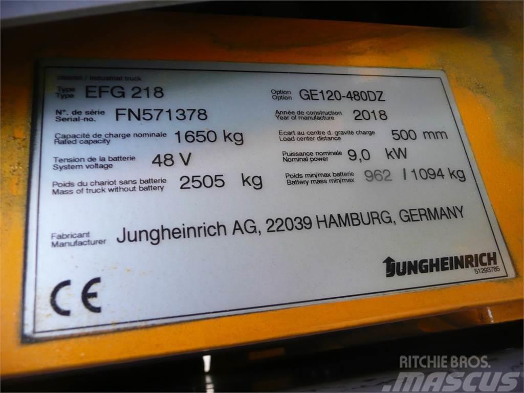 Jungheinrich EFG 218 480 DZ Empilhadores eléctricos