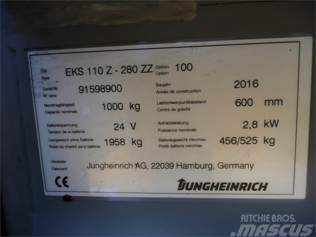 Jungheinrich EKS 110 Z 280 ZZ Preparadoras de encomendas de alta elevação