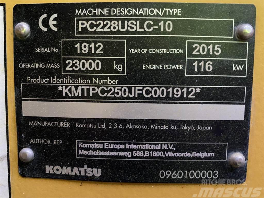 Komatsu PC228USLC-10 Escavadoras de rastos