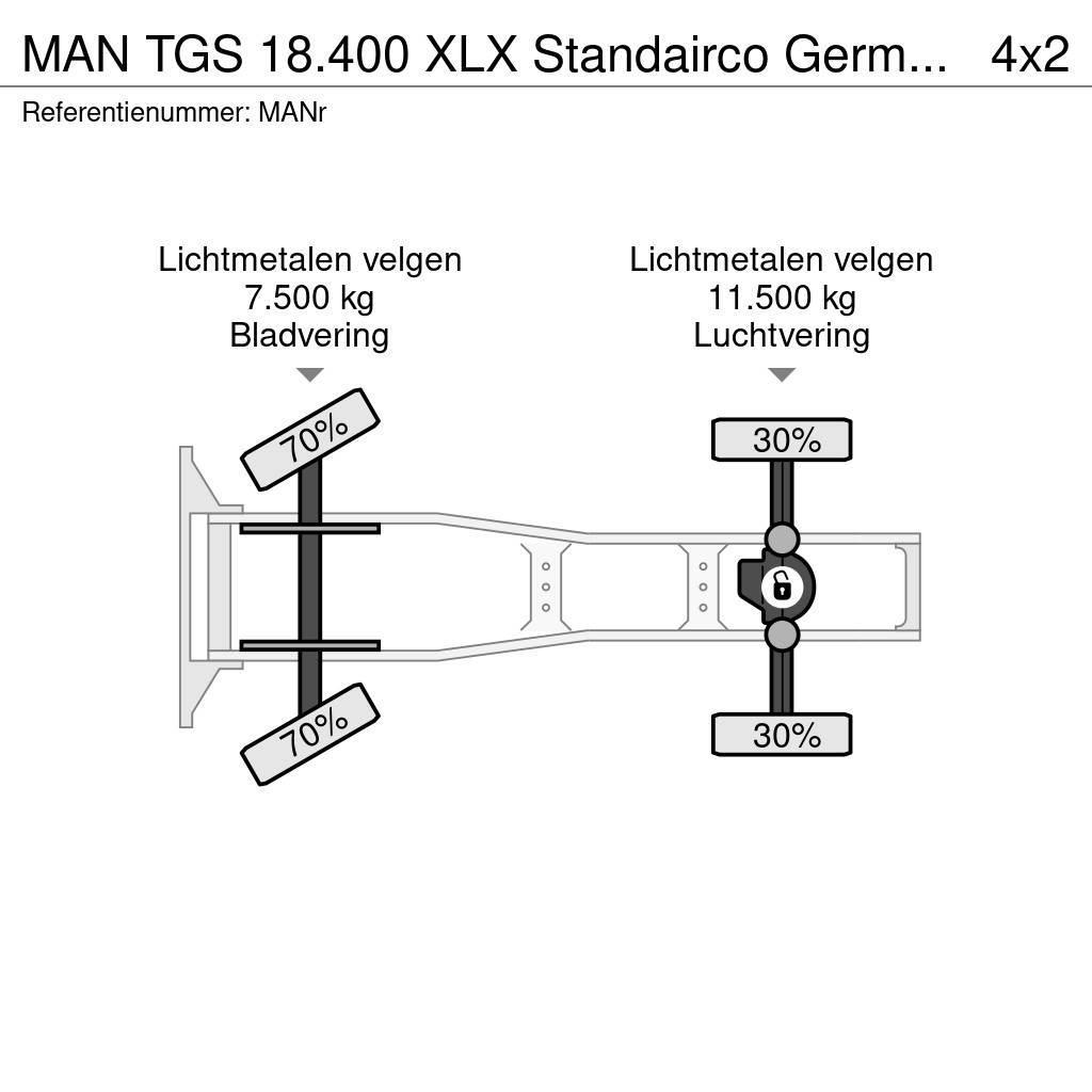 MAN TGS 18.400 XLX Standairco German truck Tractores (camiões)