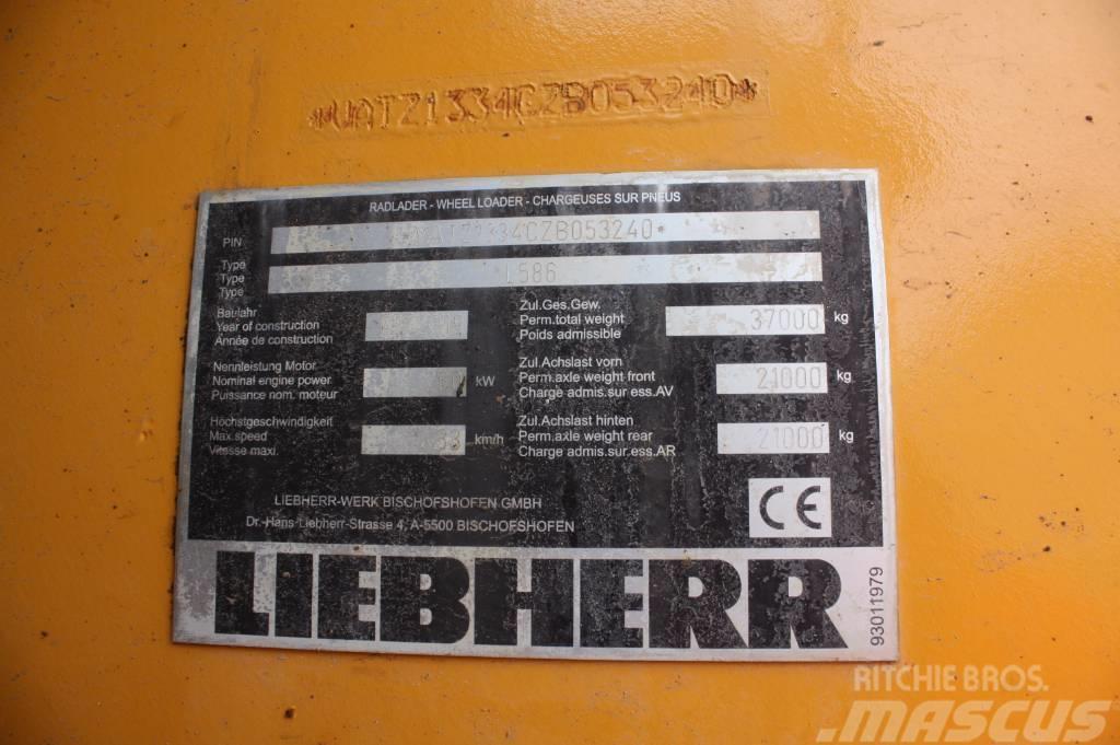 Liebherr L586XP Pás carregadoras de rodas