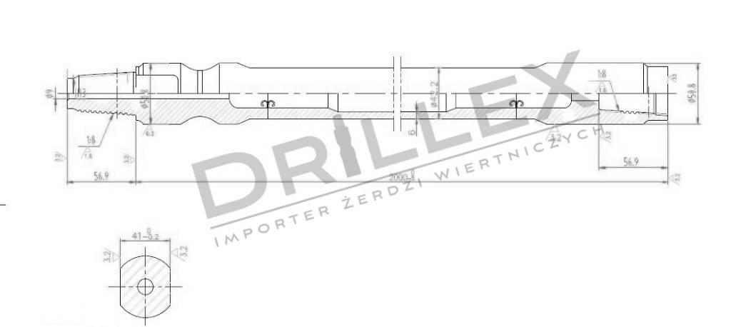 Ditch Witch JT 920 Drill pipes, Żerdzie wiertnicze Equipamentos de perfuração direcional horizontal