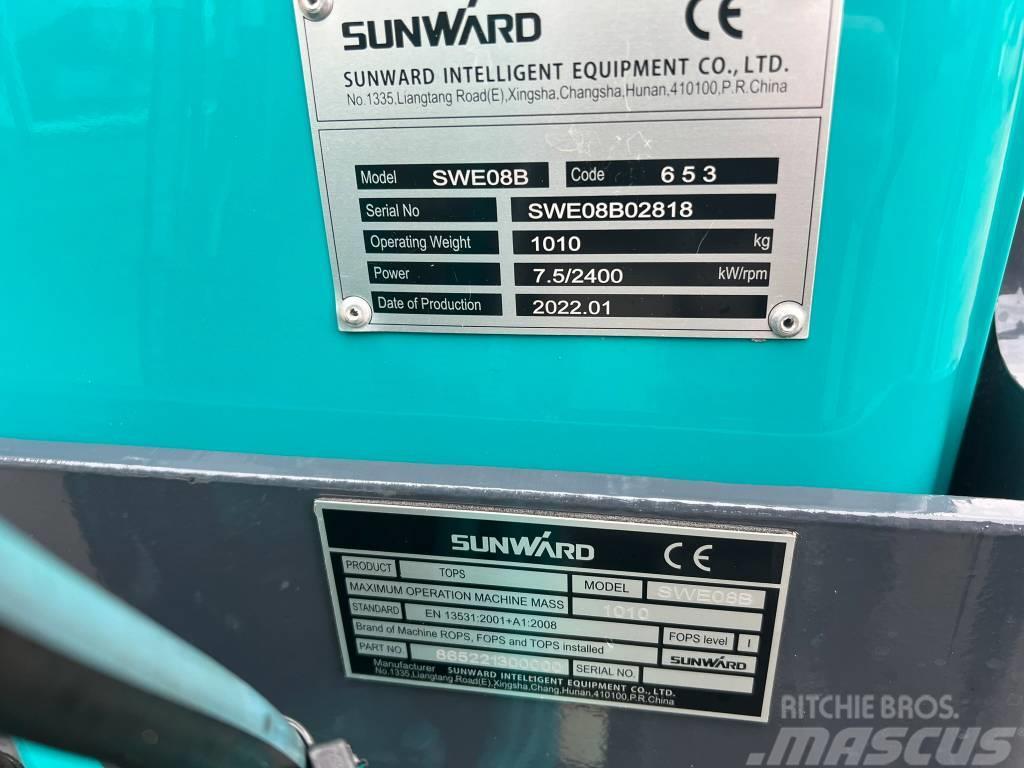 Sunward SWE08B minikraan Mini Escavadoras <7t