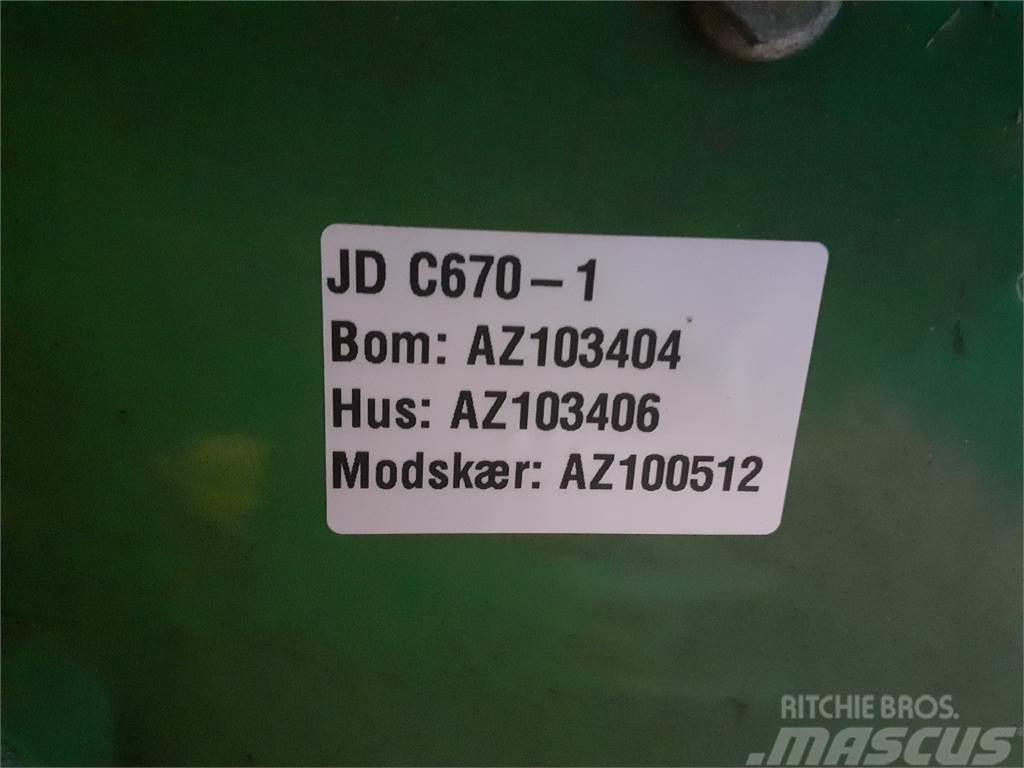 John Deere C670 Acessórios de ceifeiras debulhadoras