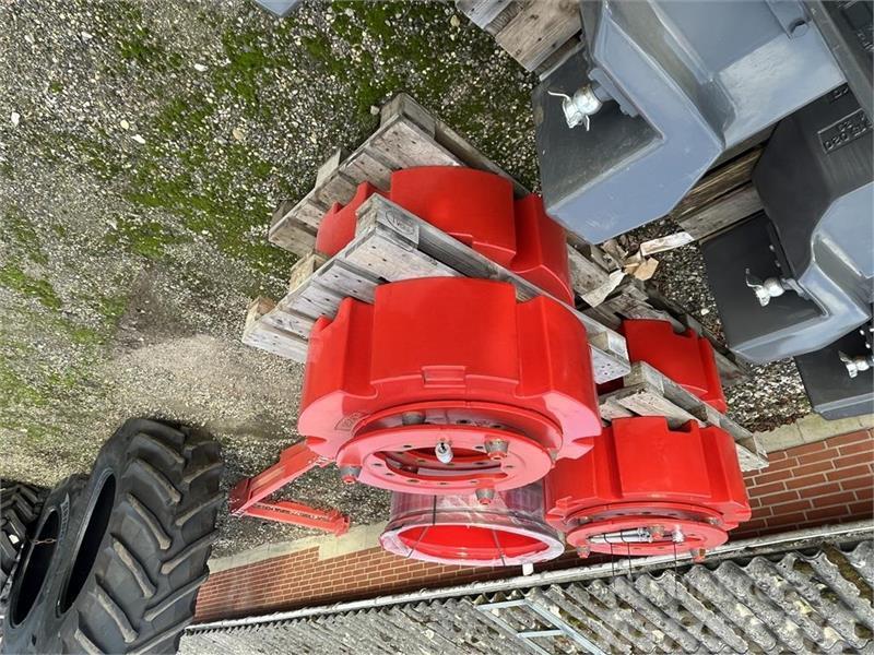 Fendt 2 X 1000 KG hjulvægte Outros acessórios de tractores