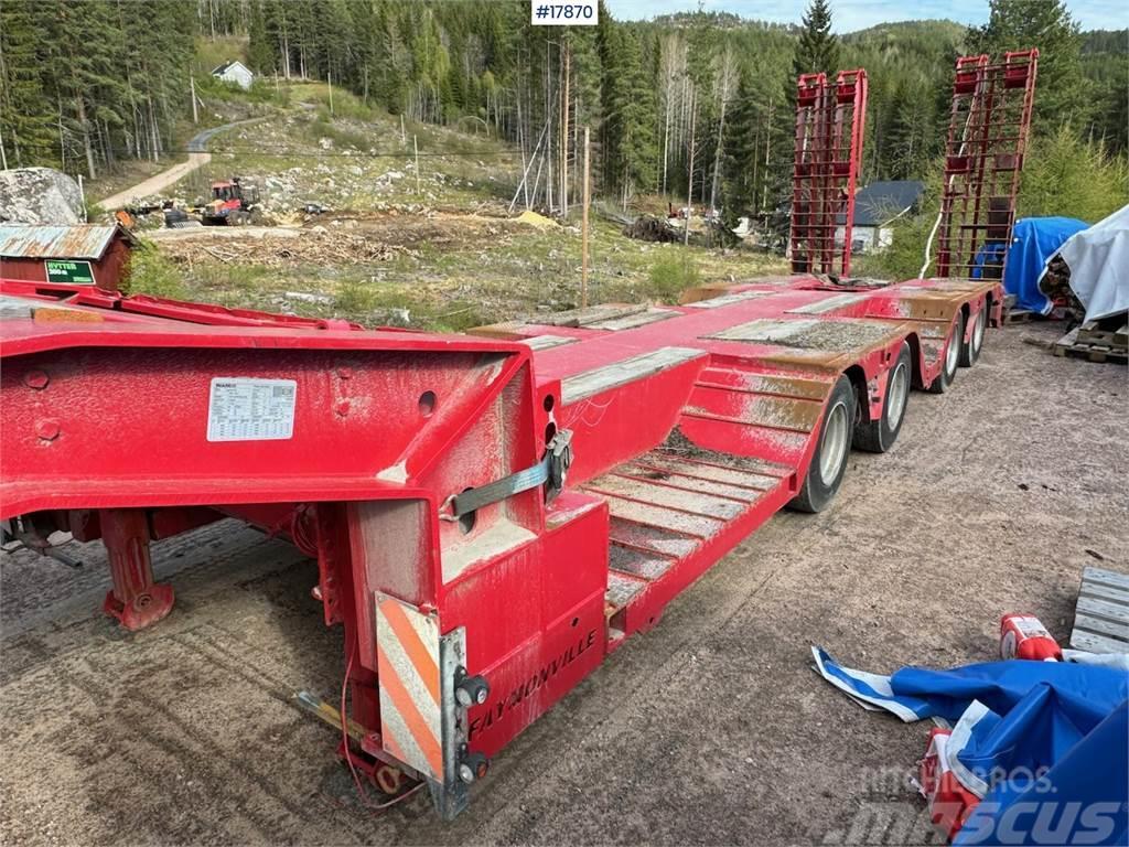Faymonville TL40 Machine trailer w/ hydraulic driving bridge Outros Reboques