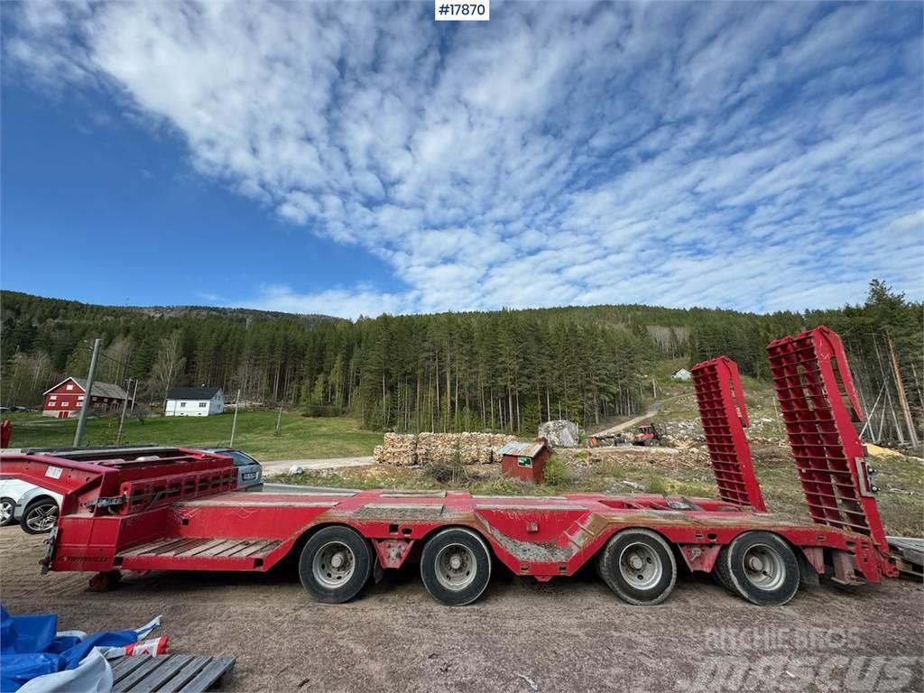 Faymonville TL40 Machine trailer w/ hydraulic driving bridge Outros Reboques