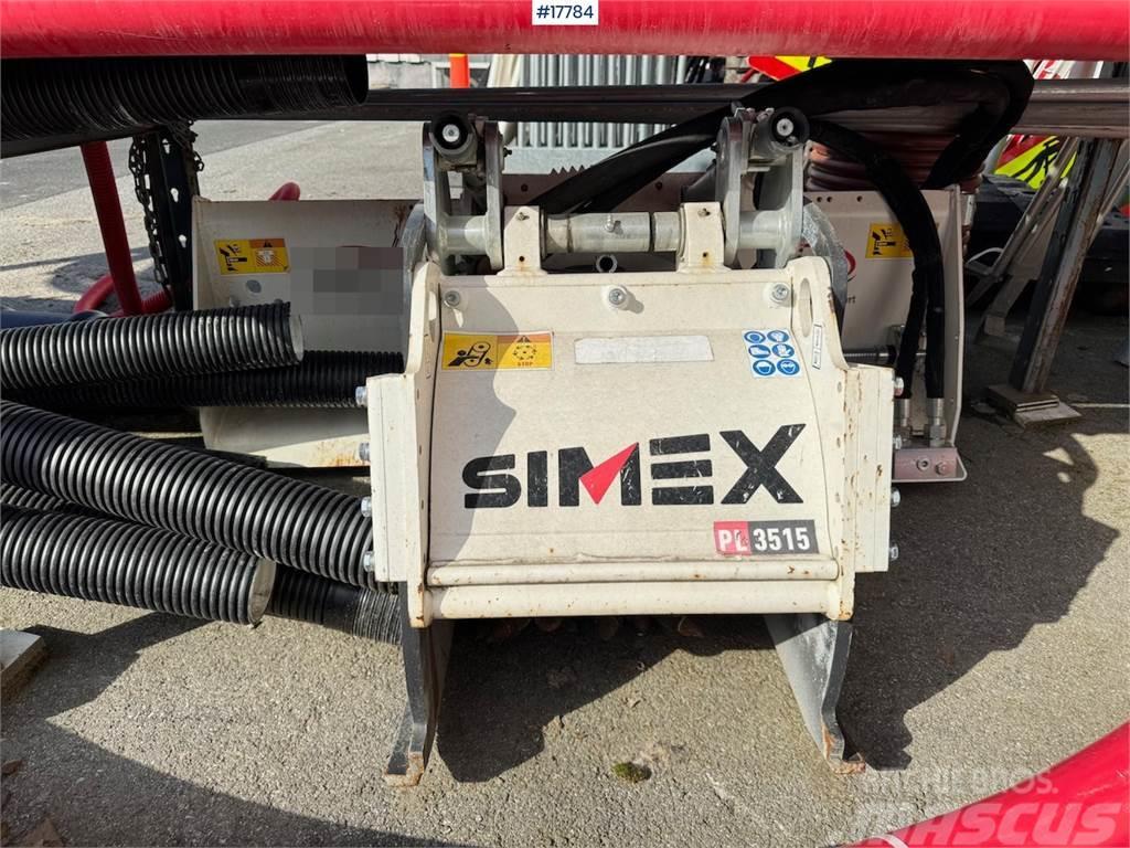 Simex PL3515 Asphalt cutter for wheel loader Outros componentes