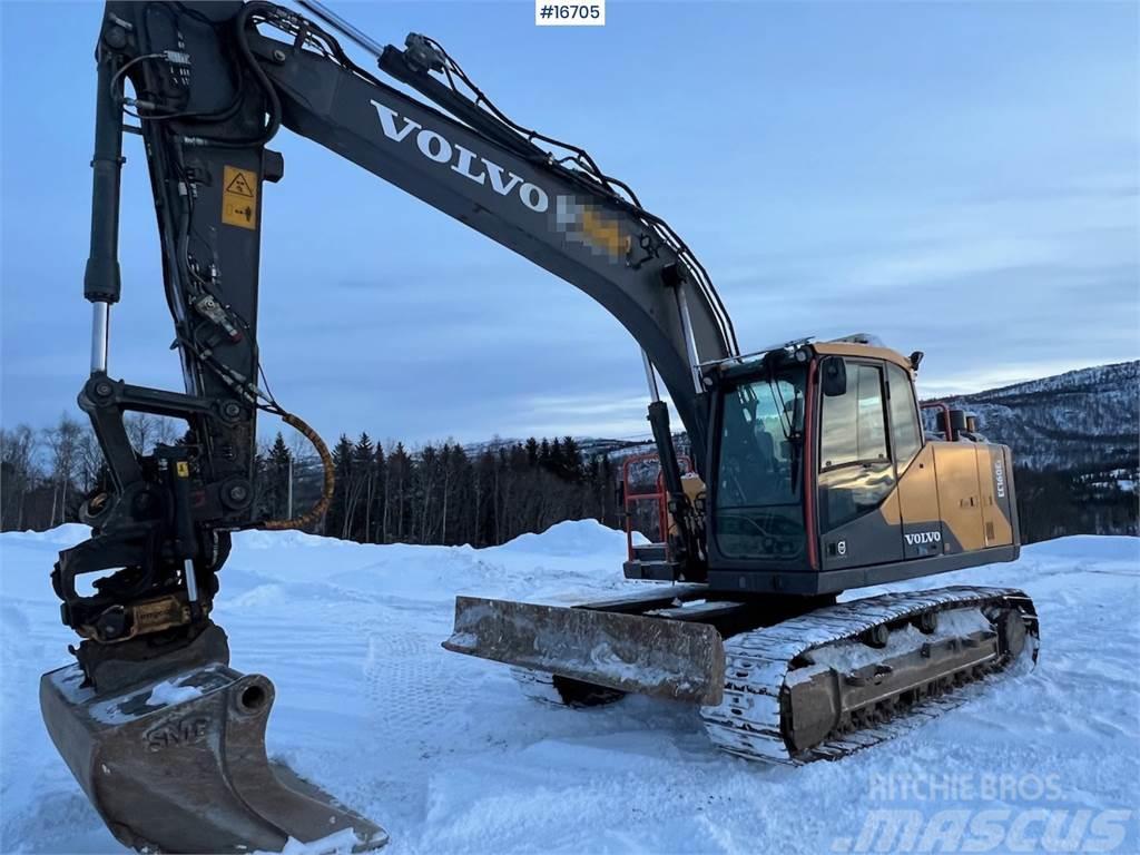 Volvo EC160EL crawler excavator w/ rototilt and grader b Escavadoras de rastos