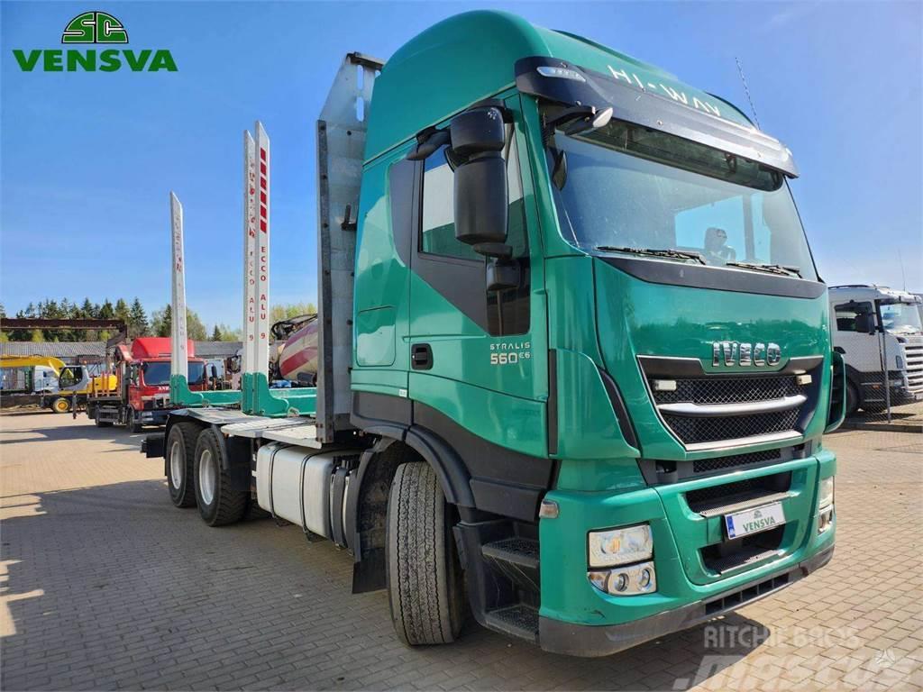 Iveco STRALIS 560 6x4 Camiões de transporte de troncos