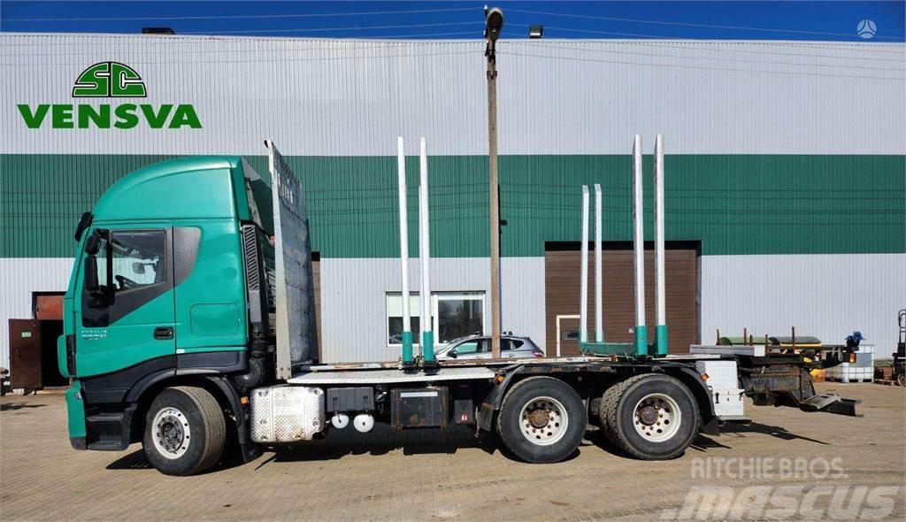 Iveco STRALIS 560 6x4 Camiões de transporte de troncos