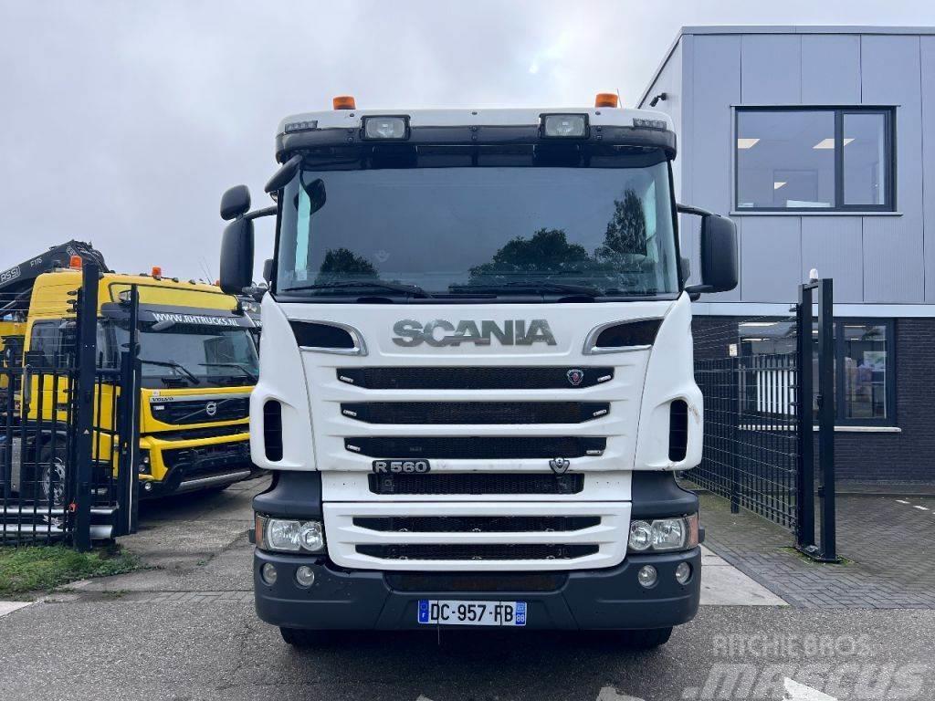 Scania R560 V8 6X4 EURO 5 RETARDER + MANUAL FULL STEEL Camiões de chassis e cabine