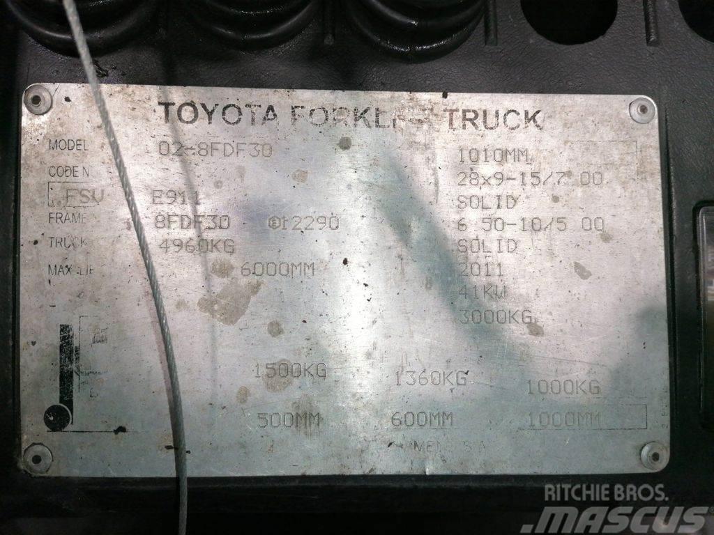 Toyota 02-8FDF30 Empilhadores Diesel