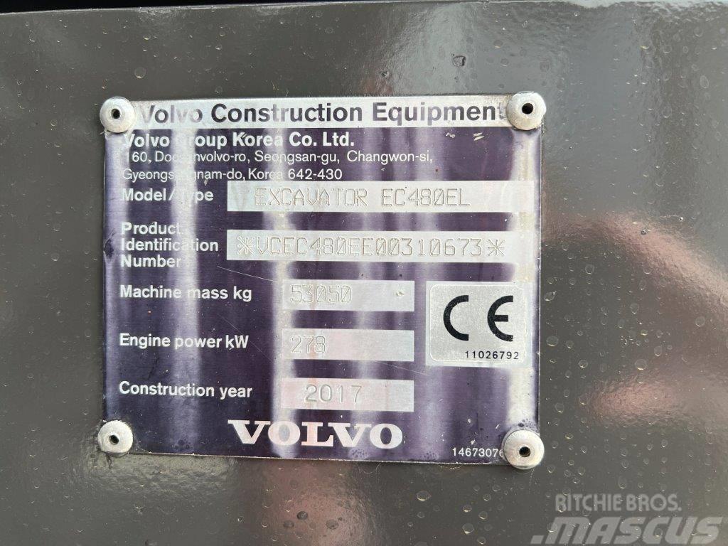 Volvo EC480EL Escavadoras de rastos