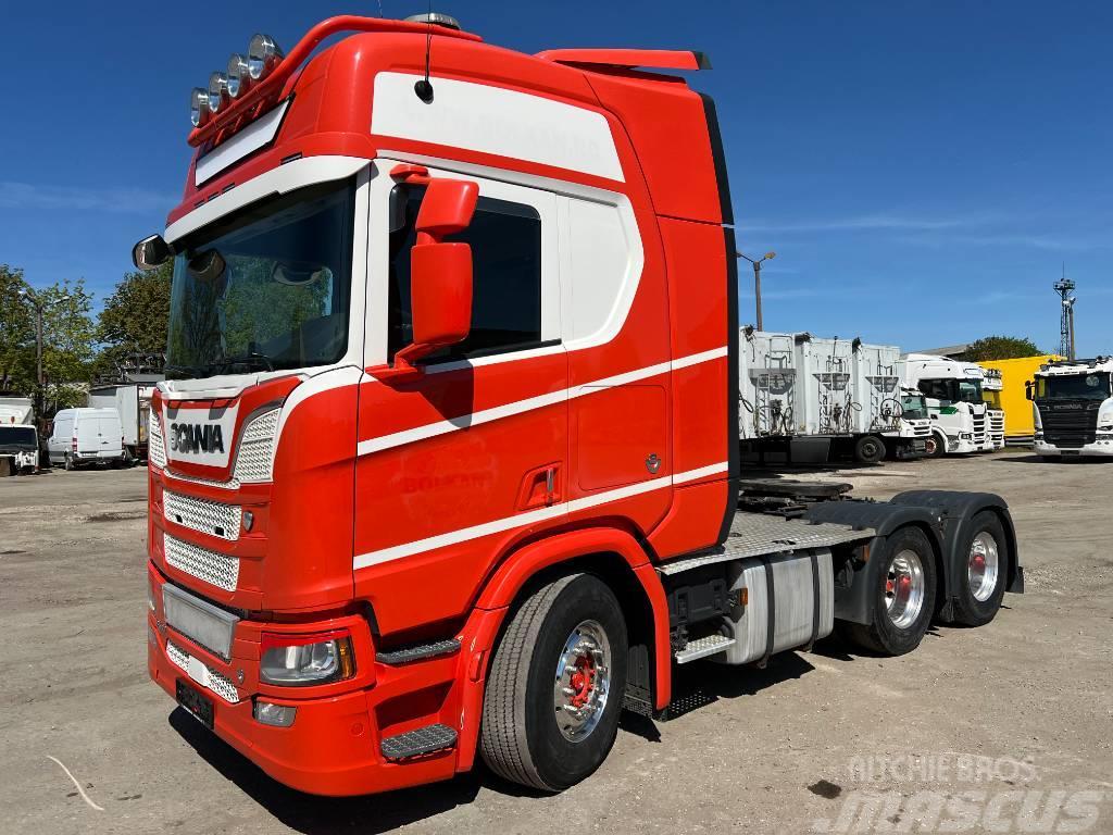 Scania R580A6X4NB EURO6, full air, 9T front axel Tractores (camiões)