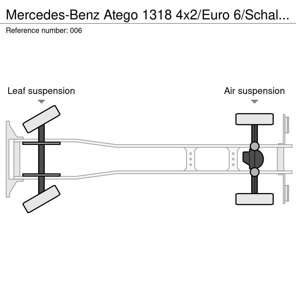 Mercedes-Benz Atego 1318 4x2/Euro 6/Schaltung/Klima/1218 Camiões de chassis e cabine