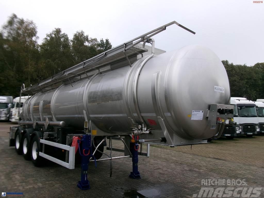  Parcisa Chemical tank inox L4BH 21.2 m3 / 1 comp + Semi Reboques Cisterna