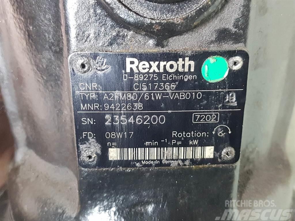 Manitou 160ATJ-CI517366-Rexroth A2FM80/61W-Drive motor Hidráulica