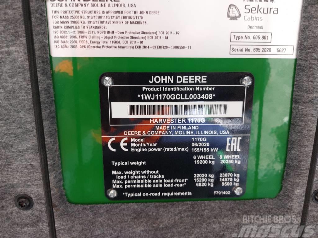 John Deere 1170G Processadores florestais