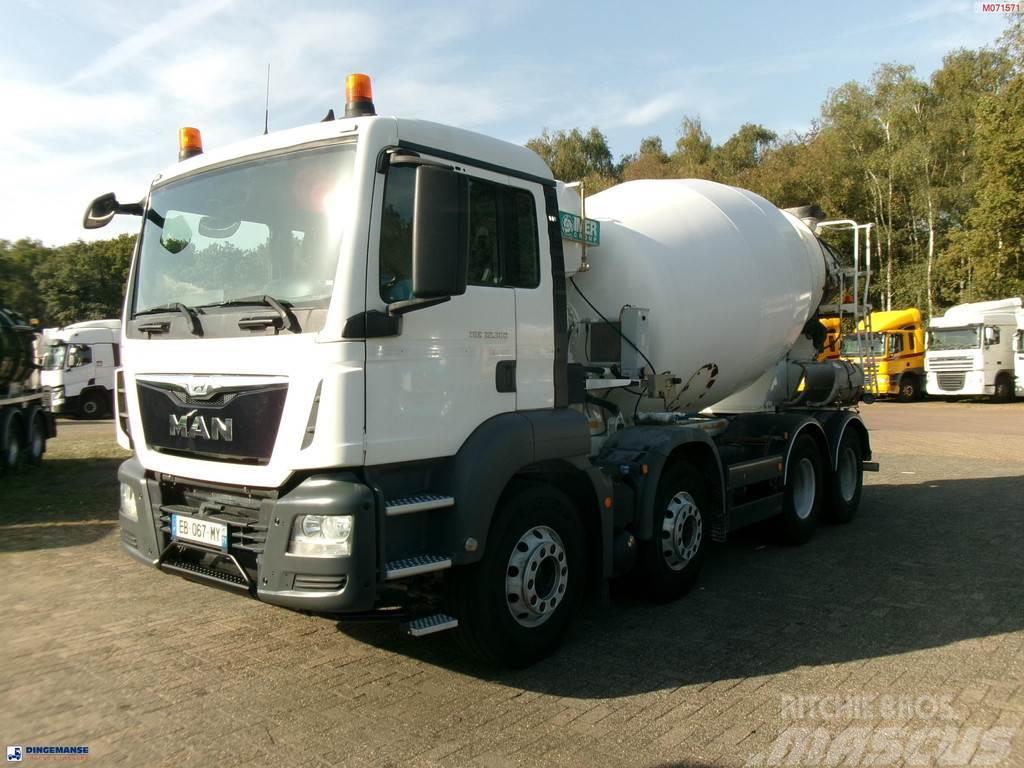 MAN TGS 32.360 8X4 Euro 6 Imer concrete mixer 9 m3 Camiões de betão