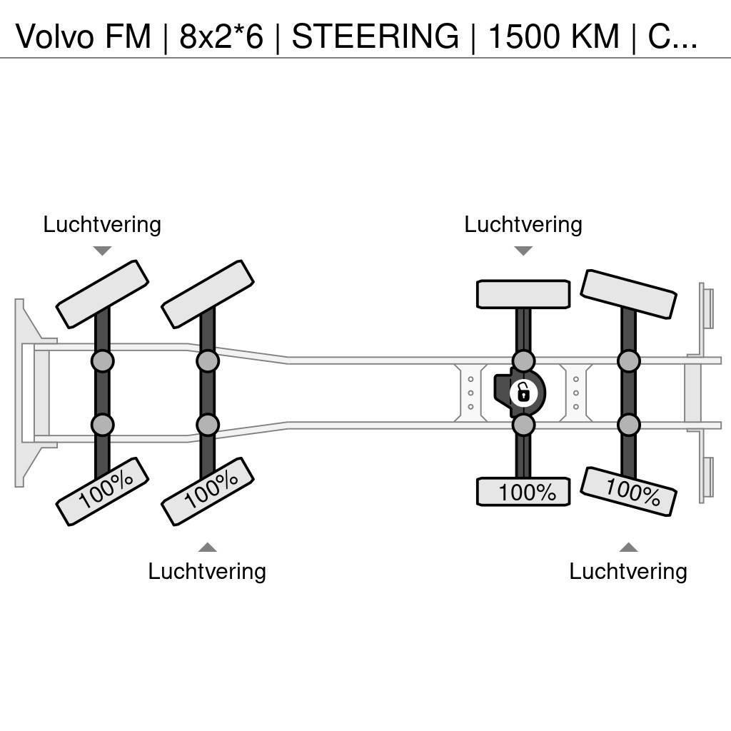 Volvo FM | 8x2*6 | STEERING | 1500 KM | COMPLET 2019 | U Gruas Todo terreno