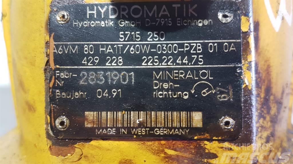 Hydromatik A6VM80HA1T/60W - Drive motor/Fahrmotor/Rijmotor Hidráulica