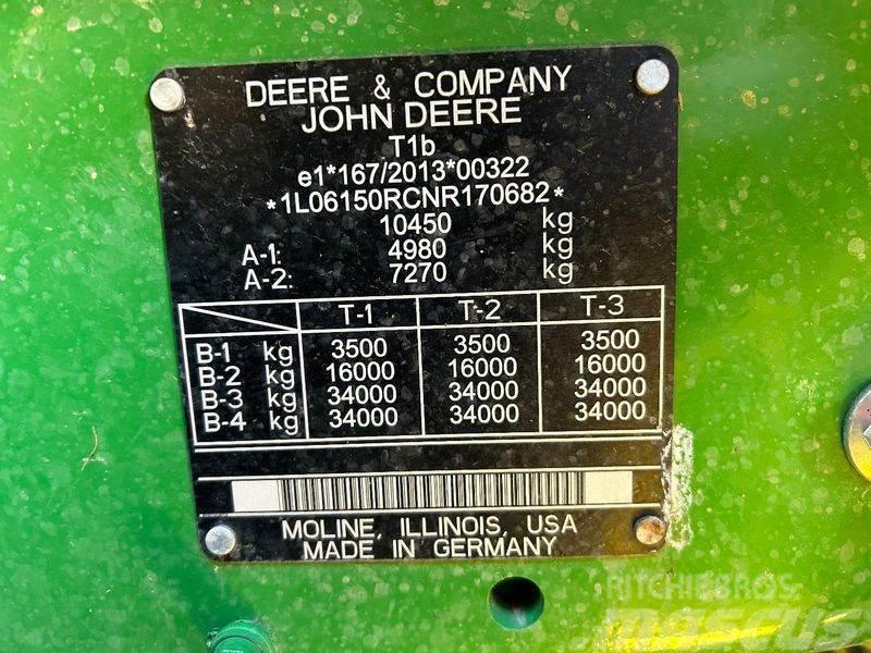 John Deere 6R150 inkl. PowerGuard bis 03/25 oder 1000std Tratores Agrícolas usados
