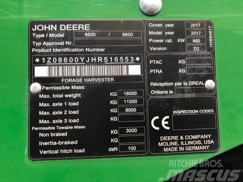 John Deere 8600 inklusive Garantie, inklusive Zinssubventioni Outras máquinas agrícolas