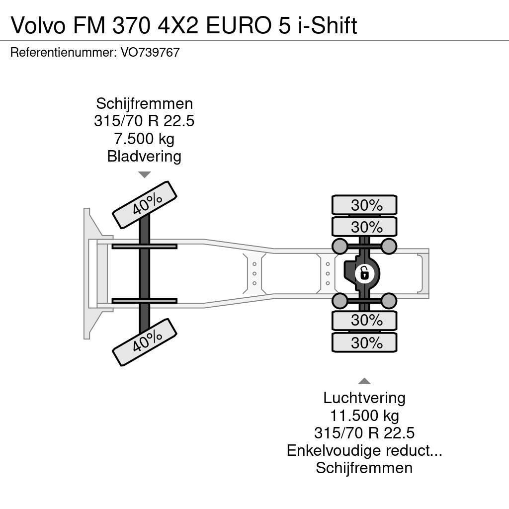 Volvo FM 370 4X2 EURO 5 i-Shift Tractores (camiões)
