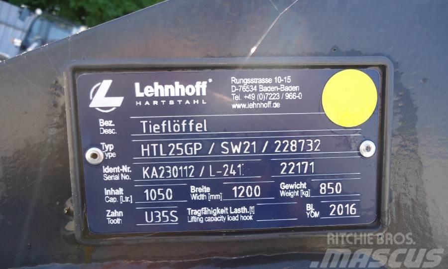 Lehnhoff 120 CM / SW21 - Tieflöffel Acessórios Retroescavadoras