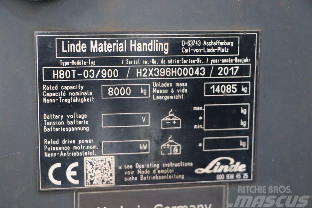 Linde H80T-03/900 Empilhadores a gás