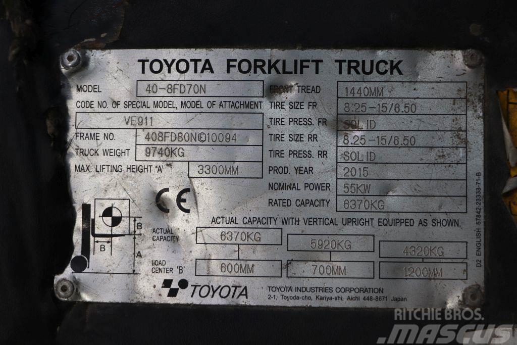 Toyota 40-8FD70N Empilhadores Diesel