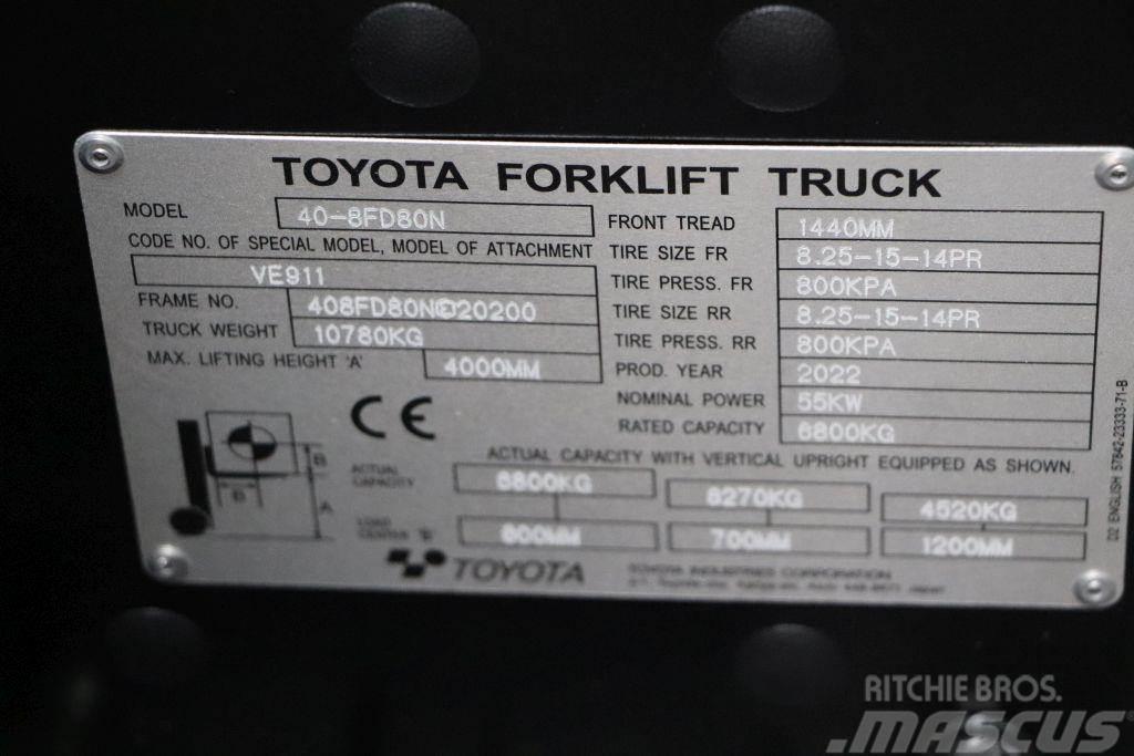 Toyota 40-8FD80N Empilhadores Diesel