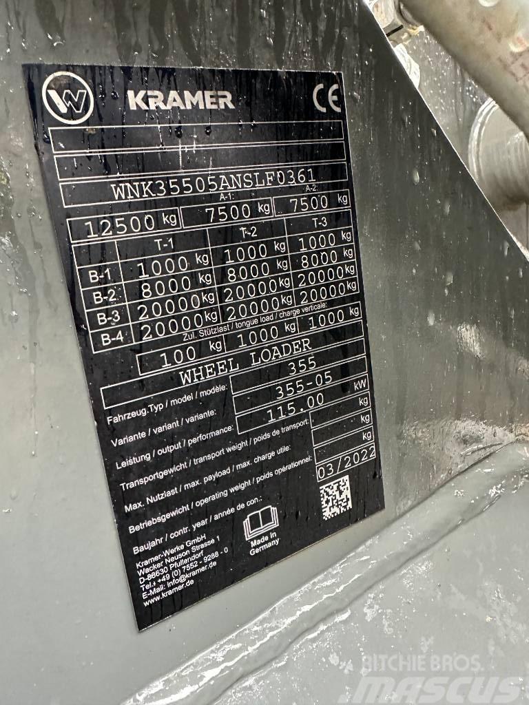 Kramer Radlader 8180 Stufe V Pás carregadoras de rodas