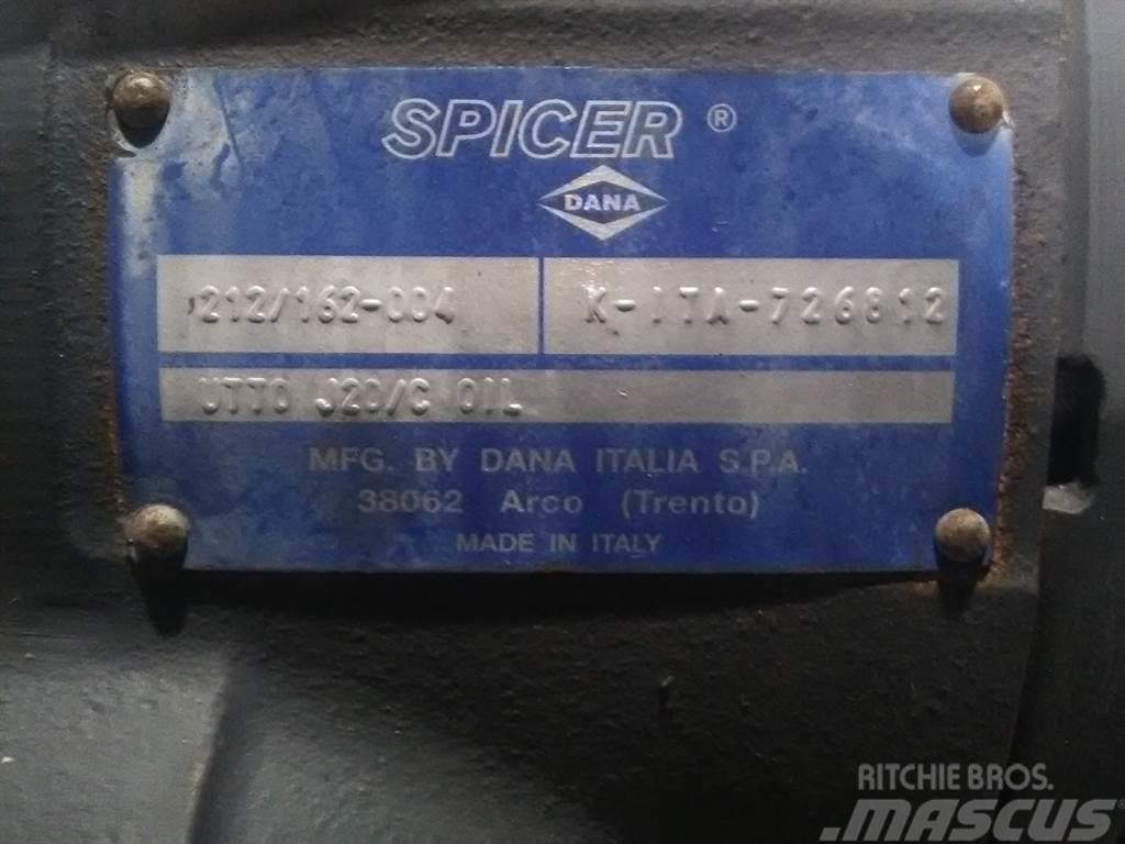 Spicer Dana 212/162-004 - Ahlmann AZ 85 T - Axle Eixos