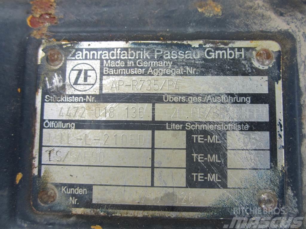 ZF AP-R735/P4 - Liebherr 509 - Axle Eixos