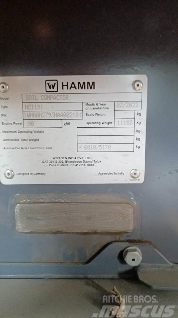 Hamm HC119i Cilindros Compactadores monocilíndricos