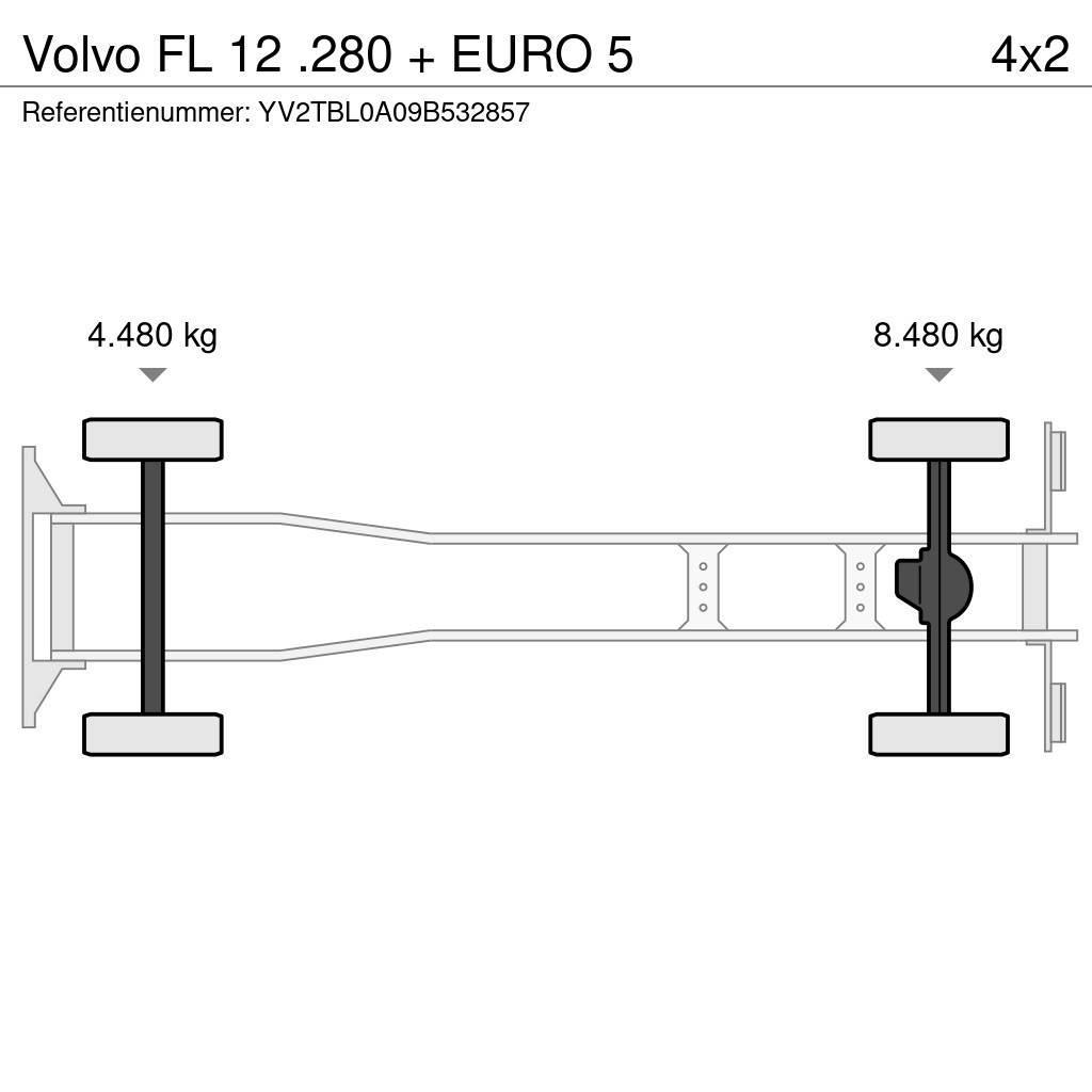 Volvo FL 12 .280 + EURO 5 Camiões de caixa fechada