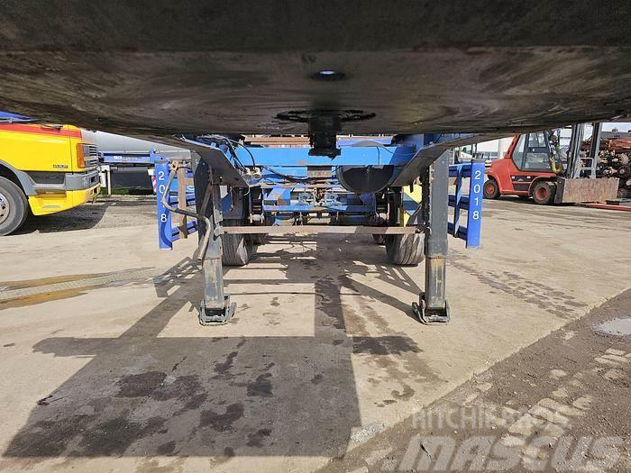 Renders 2 axle | 20 ft| steel suspension | Bpw drum. Semi Reboques Porta Contentores