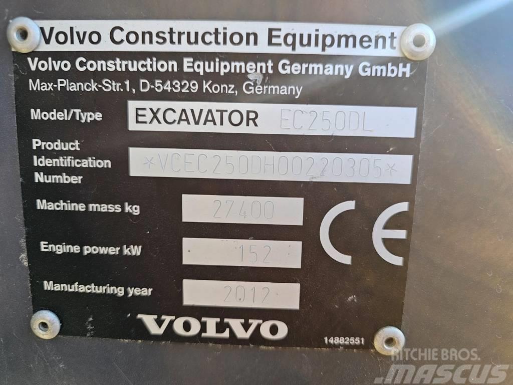 Volvo EC250DL Escavadoras de rastos