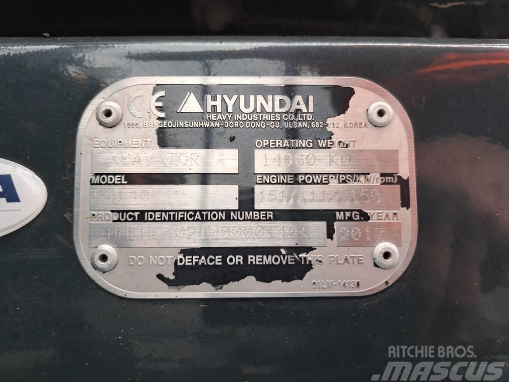 Hyundai HW140 Escavadoras de rodas